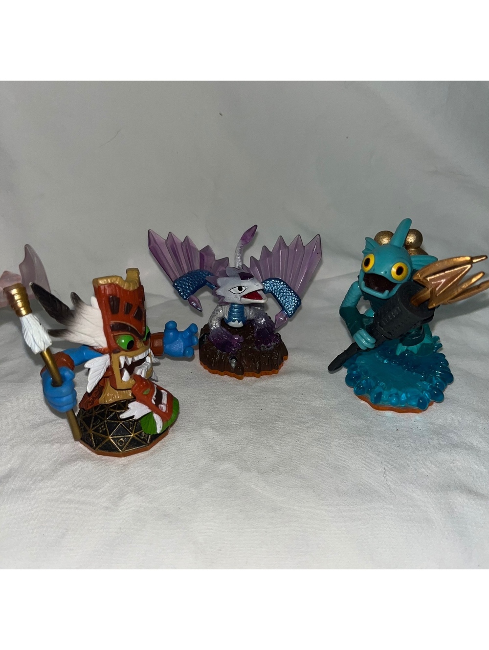 Skylanders Giants Triple Pack #4 Lot Double Trouble Flashwing Gill Grunt